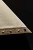 Dekoracyjne obrzeże welonu na kielich ecru – zbliżenie