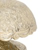 Ornamentowany gong mszalny pojedynczy 19 cm – detal czaszy