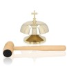 Klasyczny gong liturgiczny pojedynczy 20 cm – widok główny
