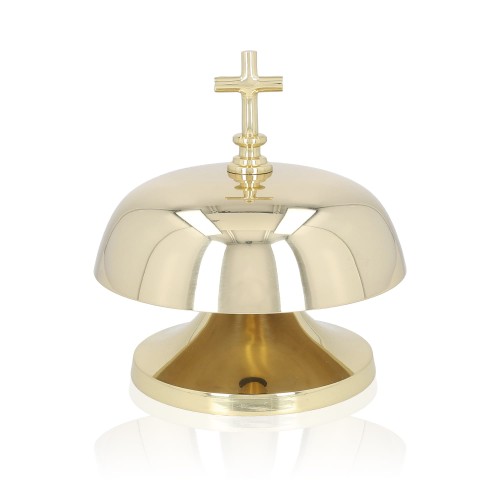 Klasyczny gong liturgiczny pojedynczy 20 cm – widok z przodu