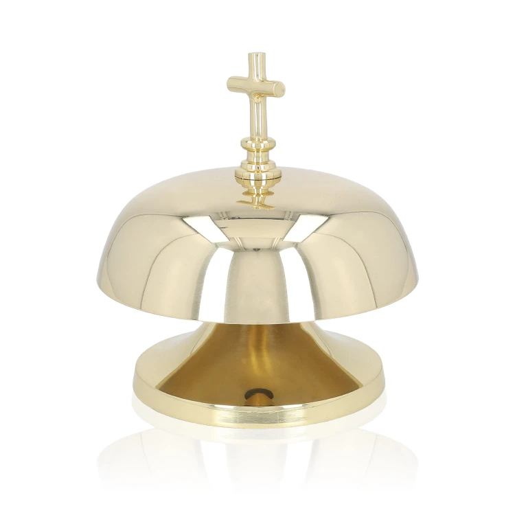 Klasyczny gong liturgiczny pojedynczy 20 cm – widok boczny