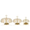 Klasyczny gong liturgiczny pojedynczy 20 cm – zestaw z drewnianym młotkiem