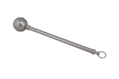 Długie mosiężne kropidło kulkowe 32 cm – ujęcie 2