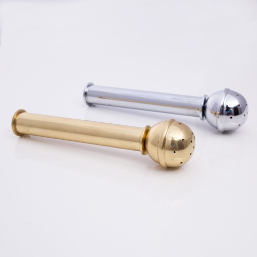 Chromowane kropidło kulkowe 17 cm – ujęcie 2