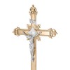 Krzyż ołtarzowy mosiężny 74 cm – ujęcie 3