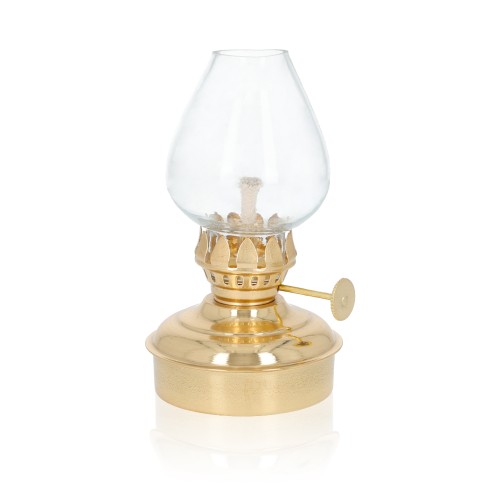 Mosiężna lampka olejowa 13 cm – ujęcie 2