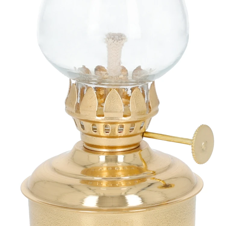 Mosiężna lampka olejowa 13 cm – ujęcie 3