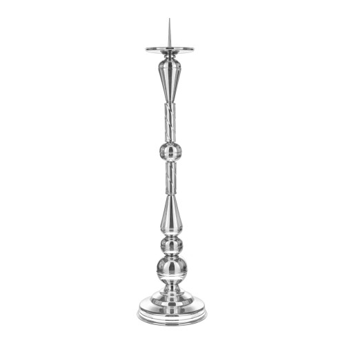 Lichtarz pod paschał (92 cm) - chromowany – widok główny