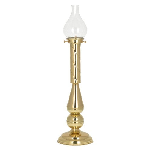 Lichtarz mosiężny, akolitka (64 cm) – widok główny
