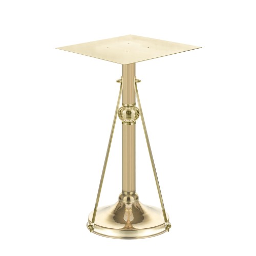 Lichtarz mosiężny stolik (75 cm, 40 cm x 40 cm) – widok główny