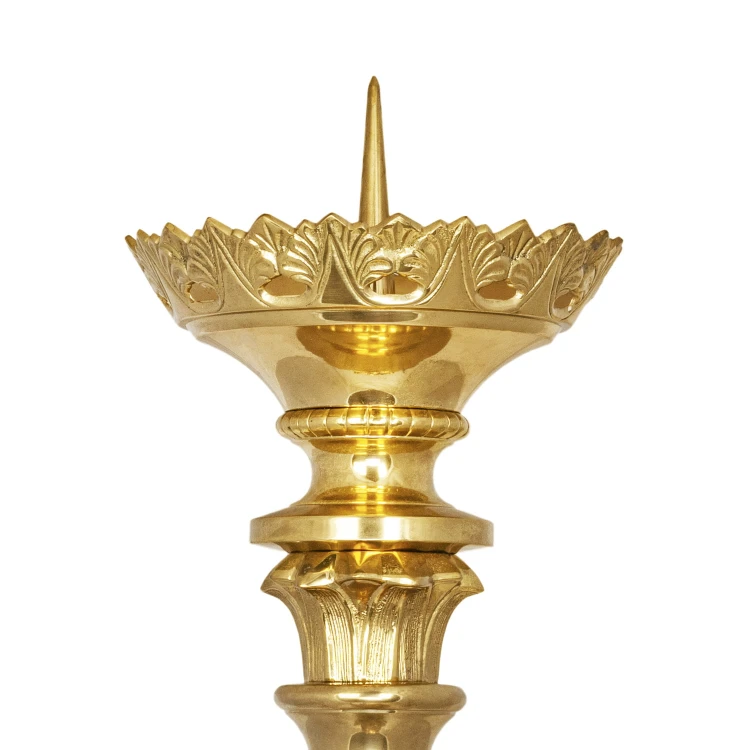 Lichtarz mosiężny anioł - 120 cm – ujęcie 2
