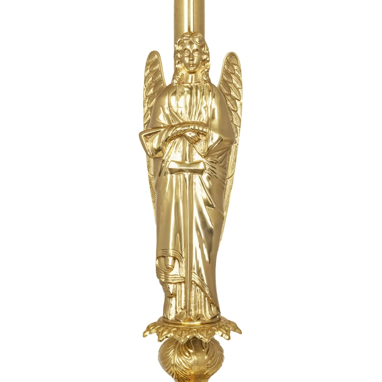 Lichtarz mosiężny anioł - 120 cm – ujęcie 4