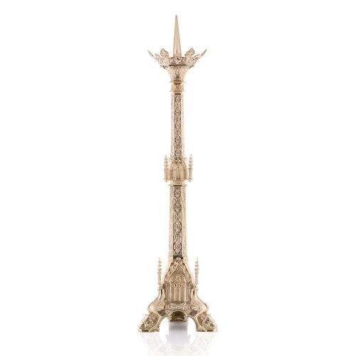 Lichtarz mosiężny 122 cm – widok główny
