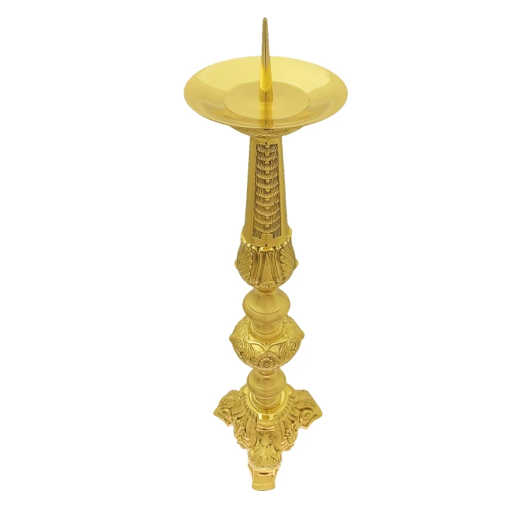Lichtarz mosiężny 79 cm – ujęcie 2