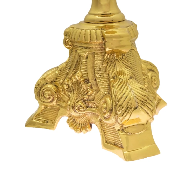 Lichtarz mosiężny 79 cm – ujęcie 4