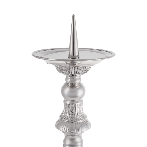 Lichtarz mosiężny nikiel - 70 cm – ujęcie 2