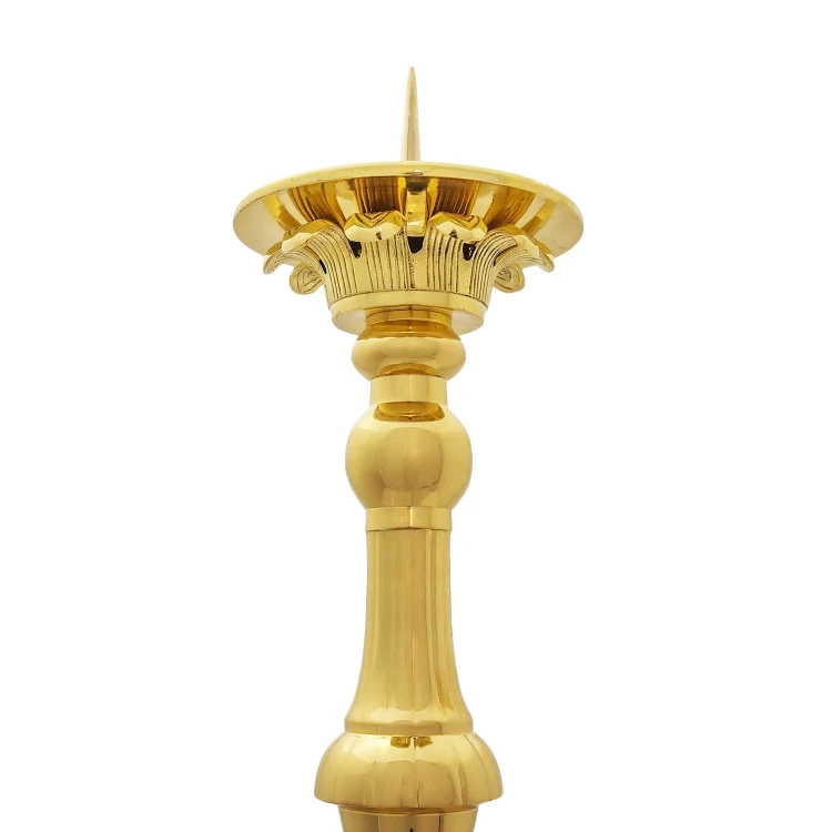 Lichtarz mosiężny 92 cm – ujęcie 3