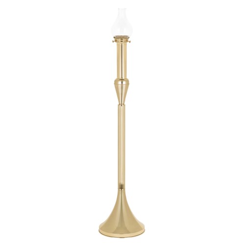 Lichtarz mosiężny (124 cm) - akolitka – widok główny