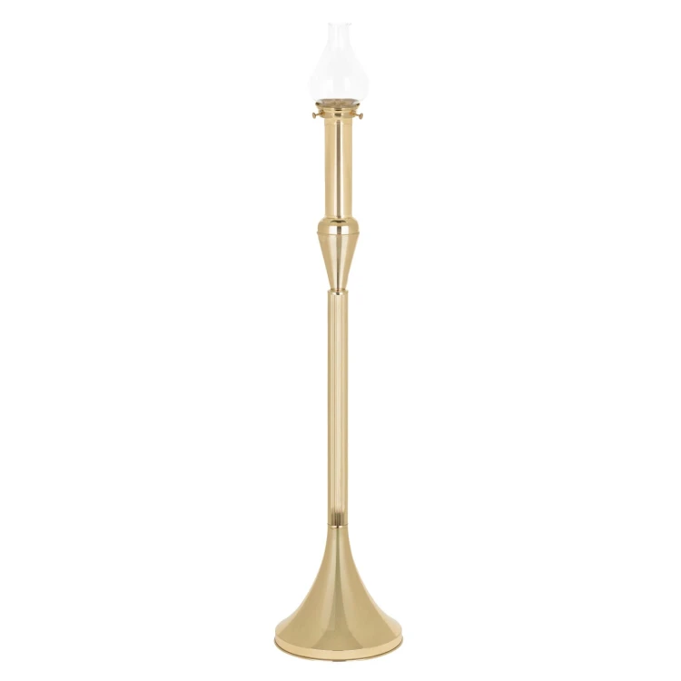 Lichtarz mosiężny (124 cm) - akolitka – widok główny