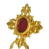 Zbliżenie ornamentu i okrągłego repozytorium