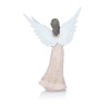 Modlący się anioł Favola 18 cm - figurka różowa - tył skrzydeł i sukni