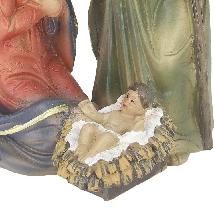 Święta Rodzina Favola 15 cm - figurka żywiczna - zbliżenie Dzieciątka
