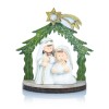 Święta Rodzina Favola 7 cm - figurka z zieloną oprawą - przód
