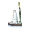 Święta Rodzina Favola 7 cm - figurka z zieloną oprawą - lewy bok