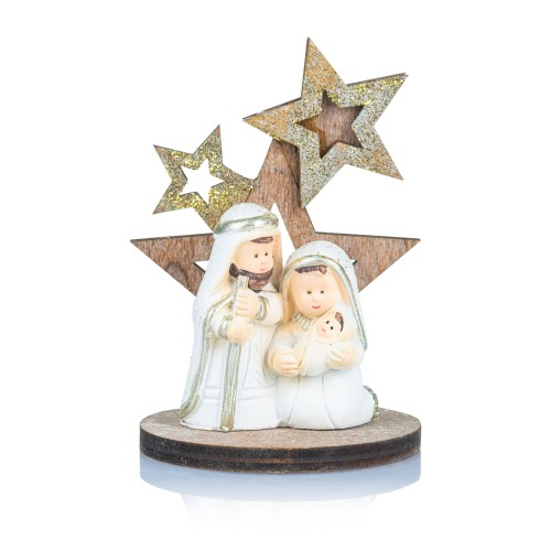 Święta Rodzina z gwiazdami Favola 8 cm - figurka - przód