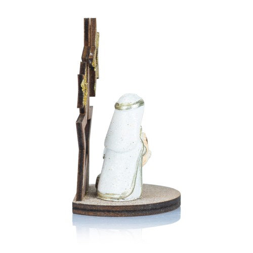 Święta Rodzina z gwiazdami Favola 8 cm - figurka - lewy bok