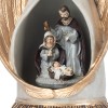 Anioł ze Świętą Rodziną Favola 23 cm - pozytywka - zbliżenie sceny Narodzenia
