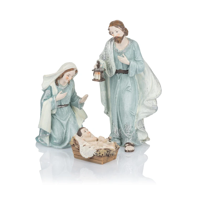Święta Rodzina Favola - komplet 3 figurek, Józef 17,5 cm - przód kompletu