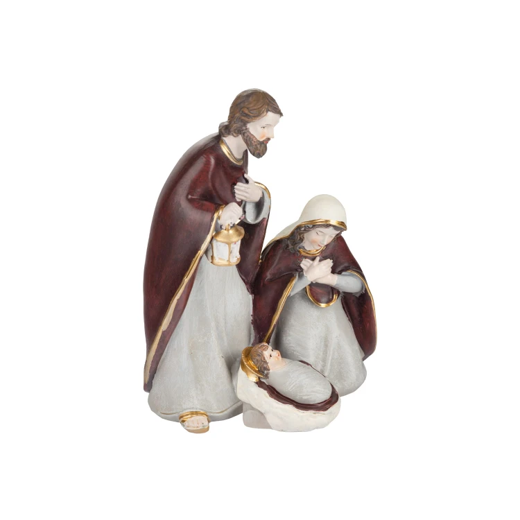 Figurka Świętej Rodziny Favola 20 cm - Józef z latarenką - widok z góry