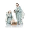 Święta Rodzina Favola 25 cm - jasne figurki z żywicy - widok ukośny kompletu