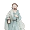 Święta Rodzina Favola 25 cm - jasne figurki z żywicy - zbliżenie św. Józefa
