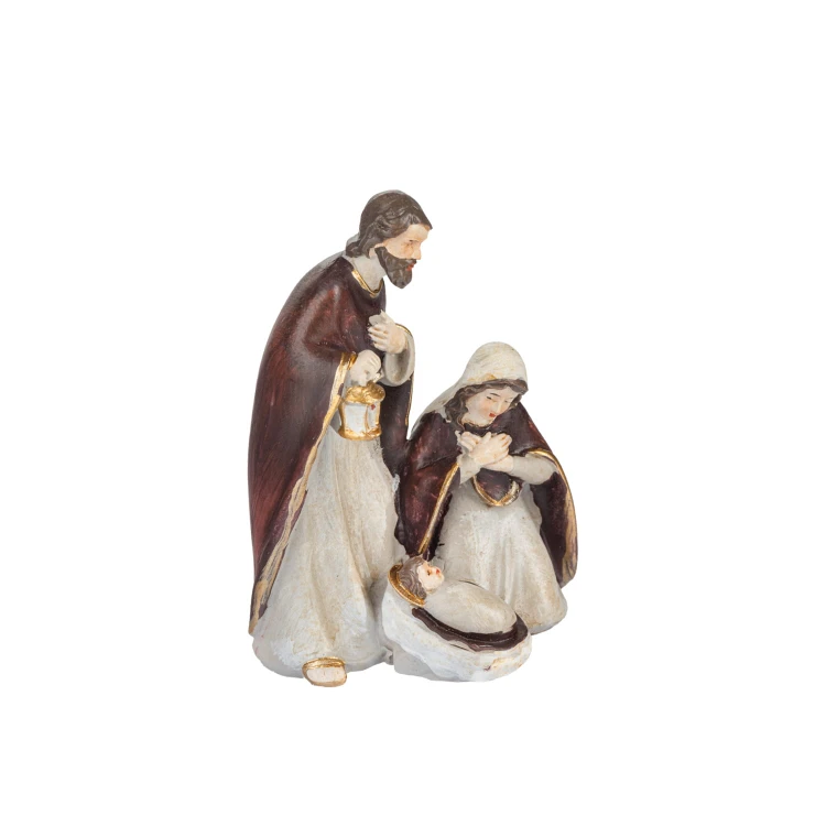 Mała Święta Rodzina Favola 9 cm - figurka na Boże Narodzenie - widok ukośny