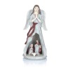 Anioł ze Świętą Rodziną Favola 25 cm - podświetlana figurka - przód anioła