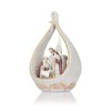Święta Rodzina Favola 18 cm - podświetlana figurka w oprawie - widok ukośny