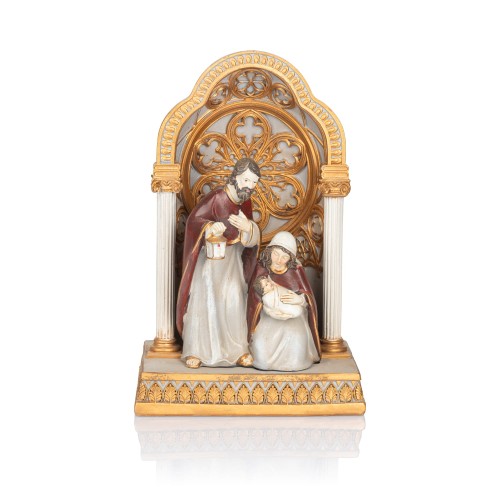 Święta Rodzina Favola 23 cm - podświetlana nisza - przód