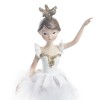 Baletnica Favola 21 cm - figurka w jasnej spódniczce - zbliżenie twarzy i korony