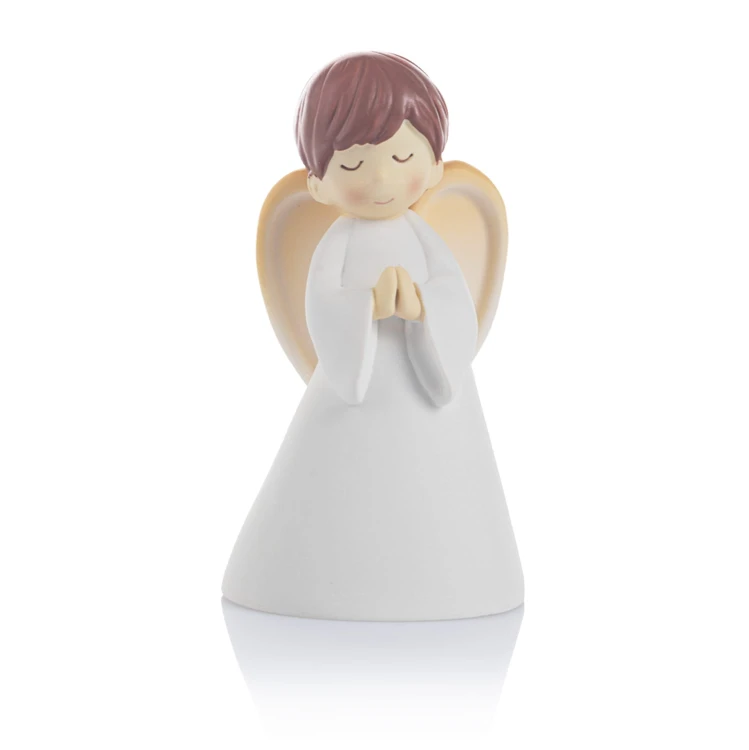 Anioł modlący się Bianco 10 cm - figurka z żywicy - widok główny