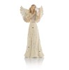 Anioł z harfą Bianco - podświetlana figurka 10 x 23 cm - widok główny