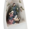 Anioł ze Świętą Rodziną Bianco 19,5 cm - podświetlany - ujęcie 8