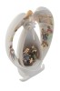 Anioł ze Świętą Rodziną Bianco 16,5 cm - świetlna figura - ujęcie 2