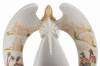 Anioł ze Świętą Rodziną Bianco 16,5 cm - świetlna figura - ujęcie 3