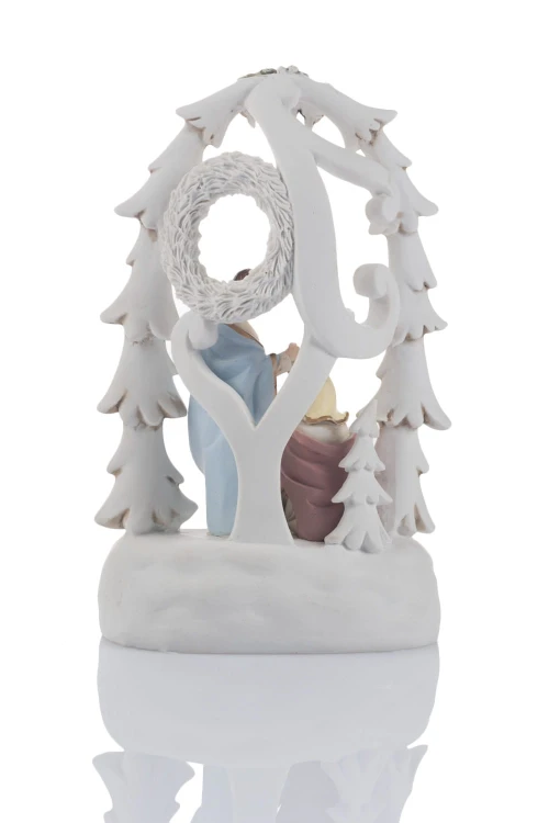 Święta Rodzina w ozdobnej oprawie Bianco 14 cm - ujęcie 4