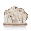 Szopka Bianco 12 cm - jasna, podświetlana scena - widok główny