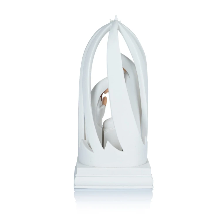 Święta Rodzina Bianco LED 22 cm - zestaw 4 elementów - ujęcie 3