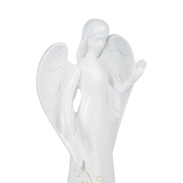 Anioł Stróż z chłopcem 18,5 cm - zestaw dwóch figurek - ujęcie 6