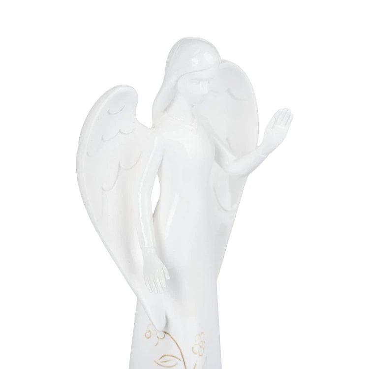 Anioł Stróż z dziewczynką 18,5 cm - zestaw dwóch figurek - ujęcie 6